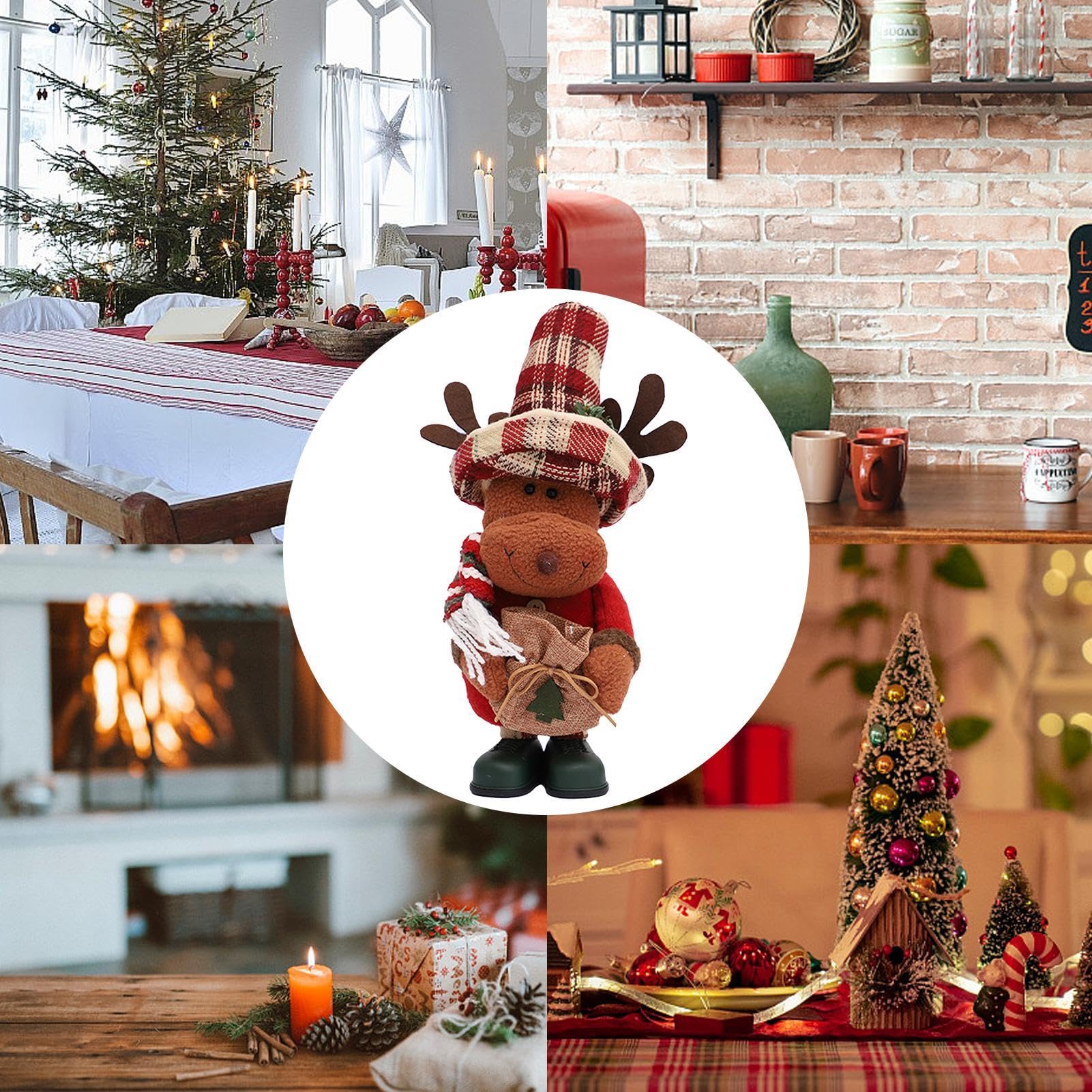 ヴィンテージ サンタ＆スノーマン クリスマス インテリア 置物 スノー